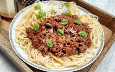 Spaghetti med kødsauce