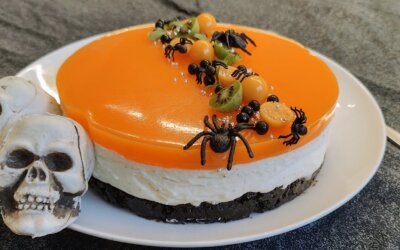 Halloween cheesecake