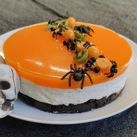 Halloween cheesecake