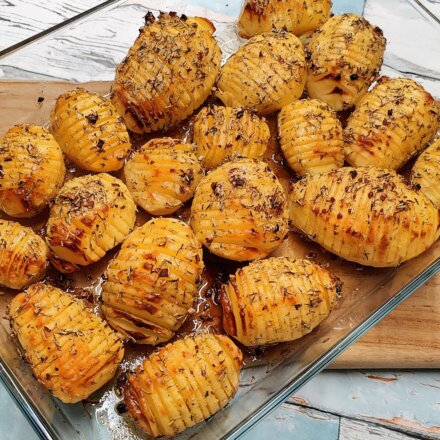 Hasselback kartofler