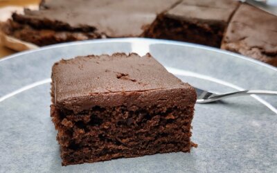 Bradepandekage med chokolade