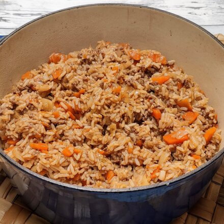 One pot med hakket oksekød