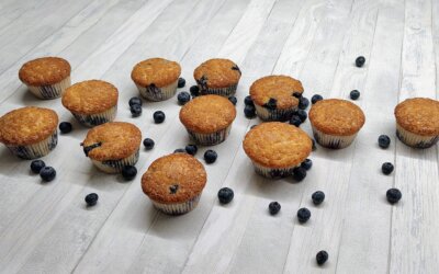 Blåbærmuffins