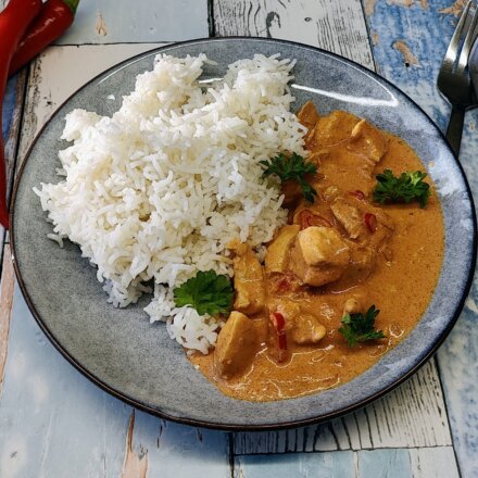 Kylling i rød chilisauce