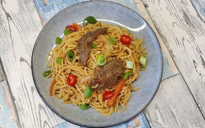 Mongolian Beef Noodles
