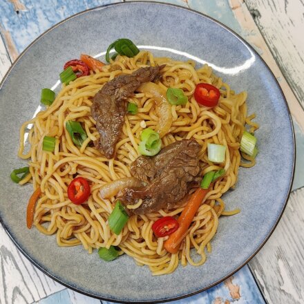 Mongolian Beef Noodles