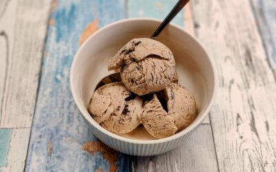 Flødeis med Oreo