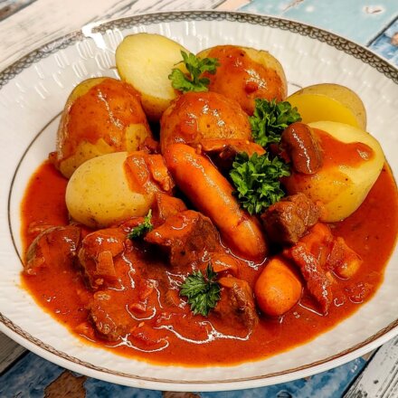 Paprikagryde med oksekød