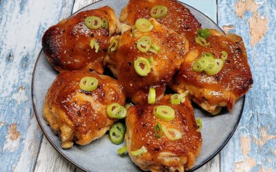 Kyllingeoverlår med honning-sennep marinade