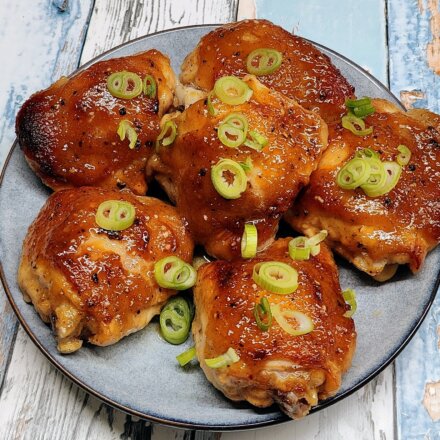 Kyllingeoverlår med honning-sennep marinade