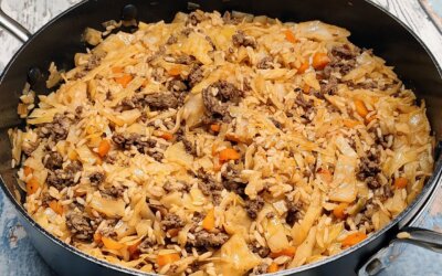 Spicy one pot med oksekød og hvidkål