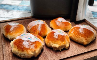 Fastelavnsboller i airfryer