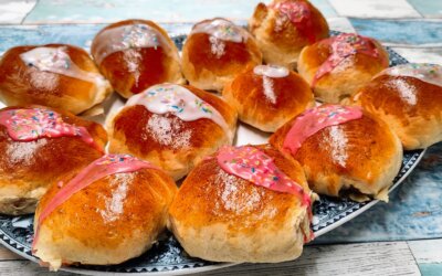 Fastelavnsboller med creme