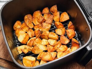 Kartoffelbåde i airfryer