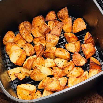 Kartoffelbåde i airfryer