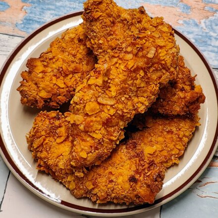 Kyllingeinderfilet med cornflakes