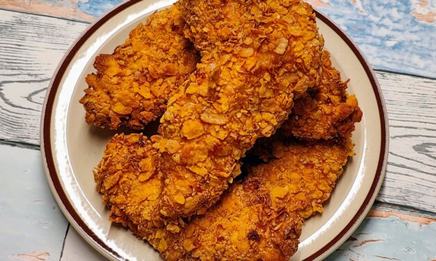 Kyllingeinderfilet med cornflakes