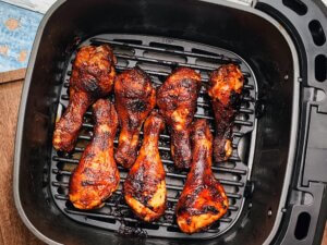 Kyllingelår med BBQ marinade i airfryer