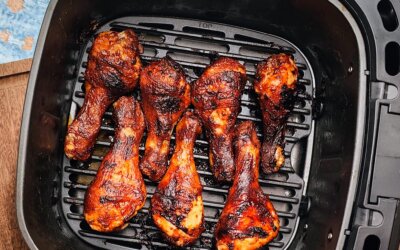 Kyllingelår med BBQ marinade i airfryer