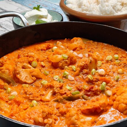 Vegansk rød karryret