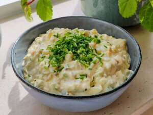 Æggesalat med avocado