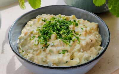 Æggesalat med avocado