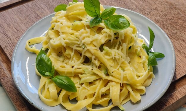 Fettuccine med squash