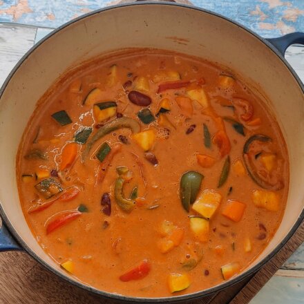 Vegetarisk paprikagryde