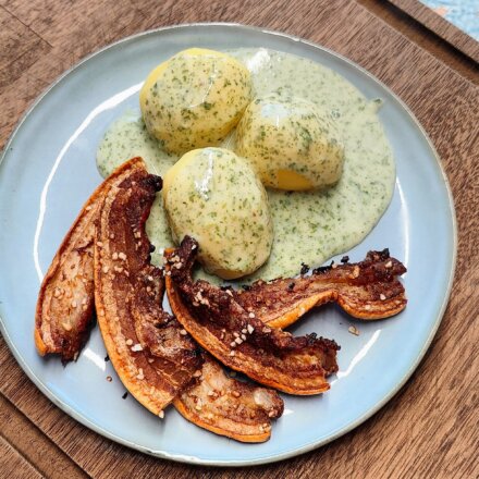 Stegt flæsk i airfryer