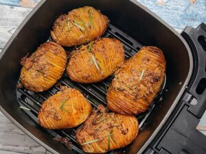 Hasselback kartofler i airfryer