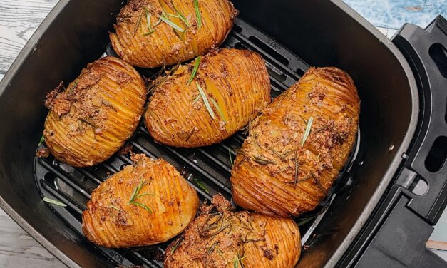 Hasselback kartofler i airfryer