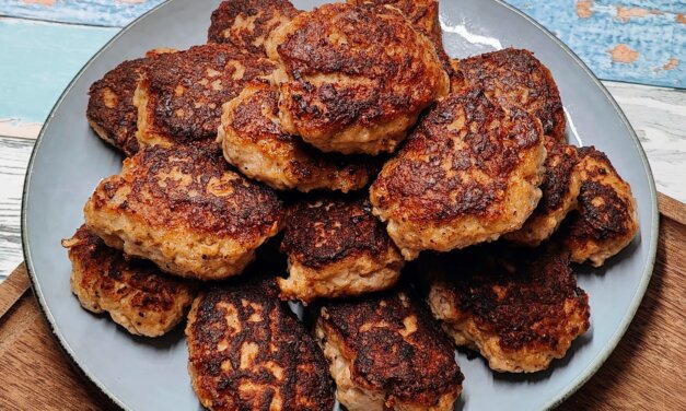 Frikadeller med hytteost