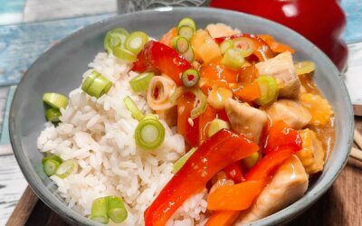 Kylling i sur-sød sauce