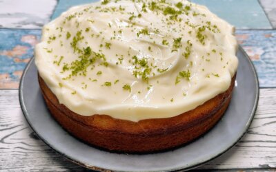 Limekage med frosting