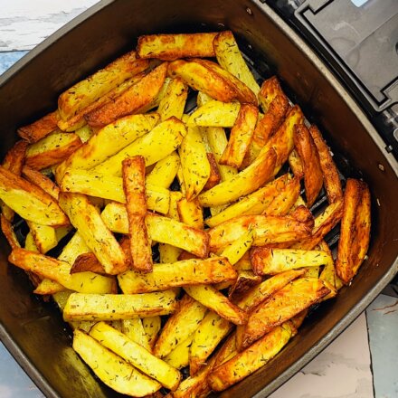 Pommes frites i airfryer