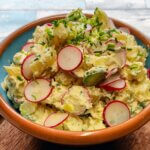 Kold kartoffelsalat med radiser