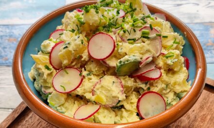 Kold kartoffelsalat med radiser