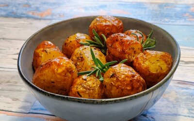 Råstegte kartofler i airfryer