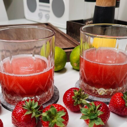 Strawberry slushie