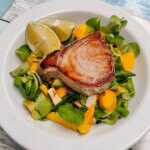 Tunbøffer med mangosalat