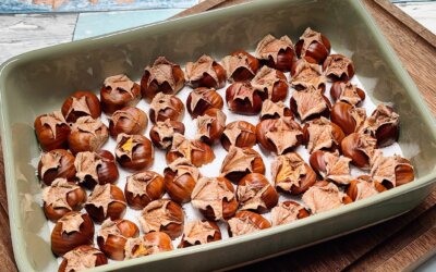 Kastanjer bagt i ovn