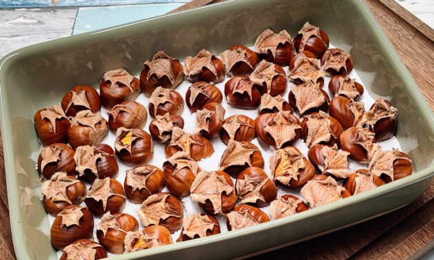 Kastanjer bagt i ovn