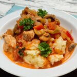 Kromutters gryderet med mos