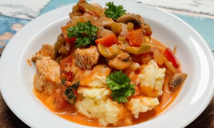 Kromutters gryderet med mos