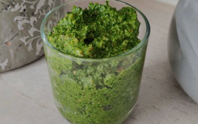 Spinatpesto