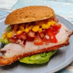 Flæskestegssandwich - mexicansk inspireret