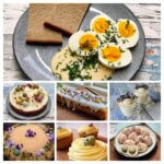 Collage til top 10 opskrifter til påskebordet