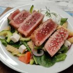 Tunbøffer med frisk pastasalat