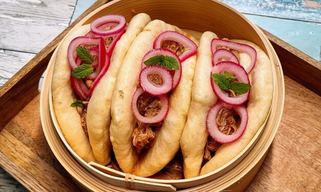 Bao med pulled pork